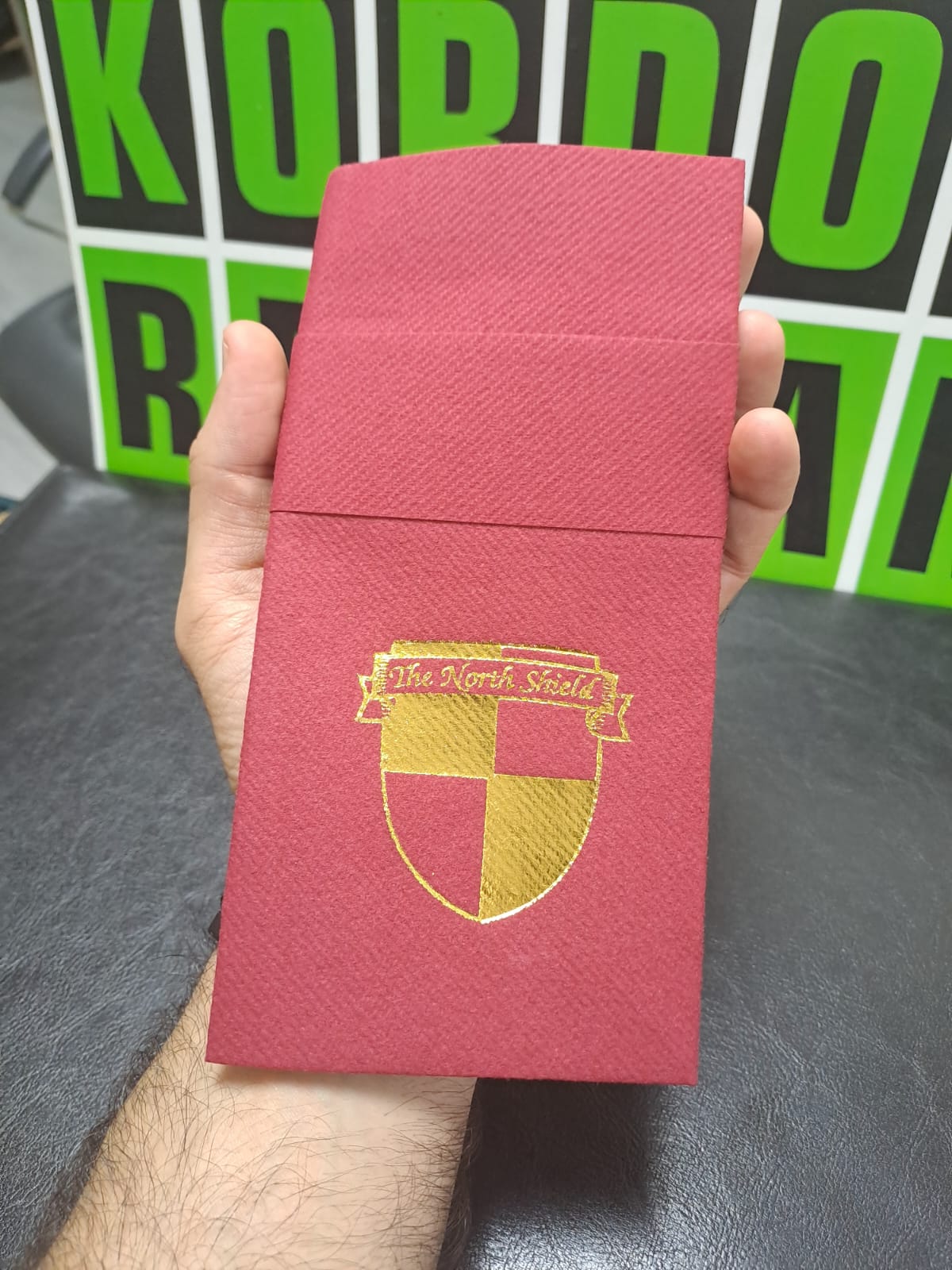 Logo Baskılı Airlaid Cepli Peçete